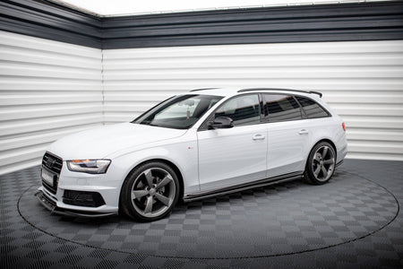 Side Skirts Diffusers V.3 suitable for Audi A4 / A4 S-Line / S4 B8