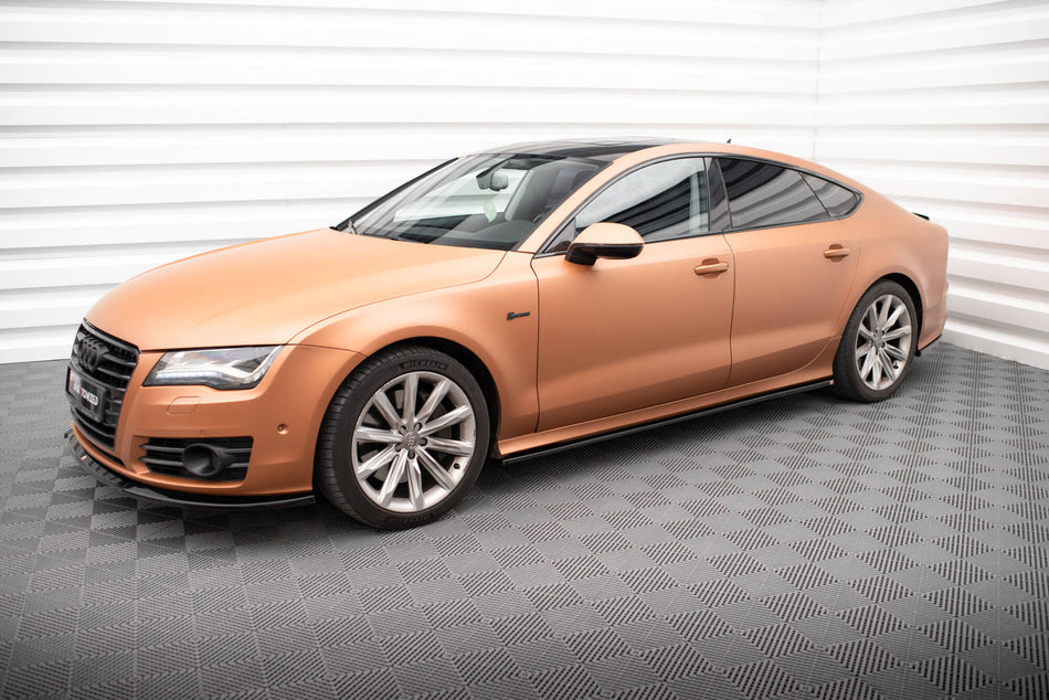 Side Skirts Diffusers V.3 suitable for Audi A7 S-Line / S7 C7