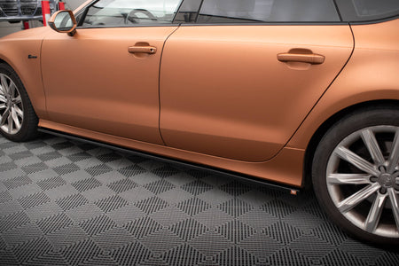 Side Skirts Diffusers V.3 suitable for Audi A7 S-Line / S7 C7