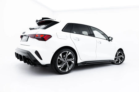 Side Skirts Diffusers V.3 suitable for Audi S3 Sportback / A3 S-line Sportback 8Y / 8Y Facelift