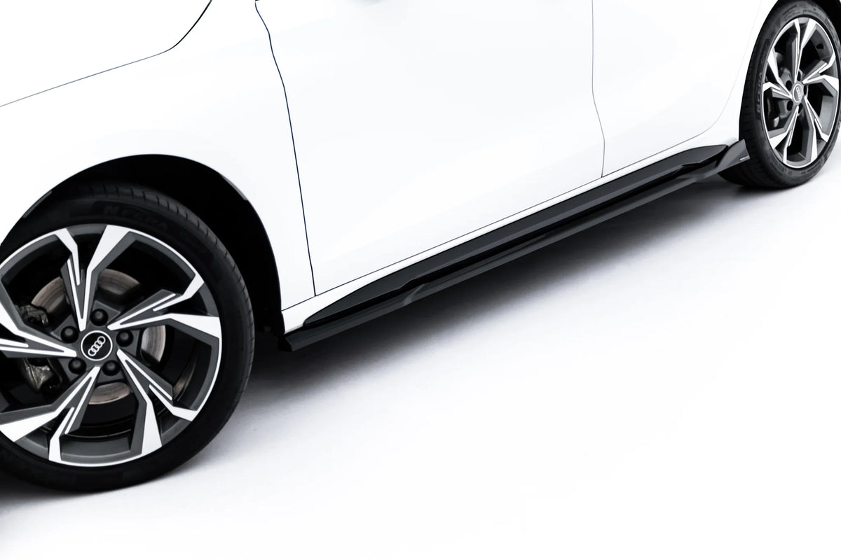 Side Skirts Diffusers V.3 suitable for Audi S3 Sportback / A3 S-line Sportback 8Y / 8Y Facelift