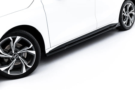 Side Skirts Diffusers V.3 suitable for Audi S3 Sportback / A3 S-line Sportback 8Y / 8Y Facelift