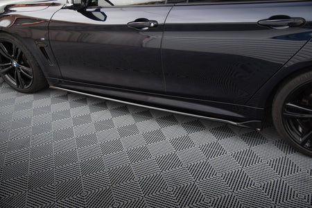Side Skirts Diffusers V.3 suitable for BMW 4 Coupe / Gran Coupe / Cabrio M-Pack F32 / F36 / F33