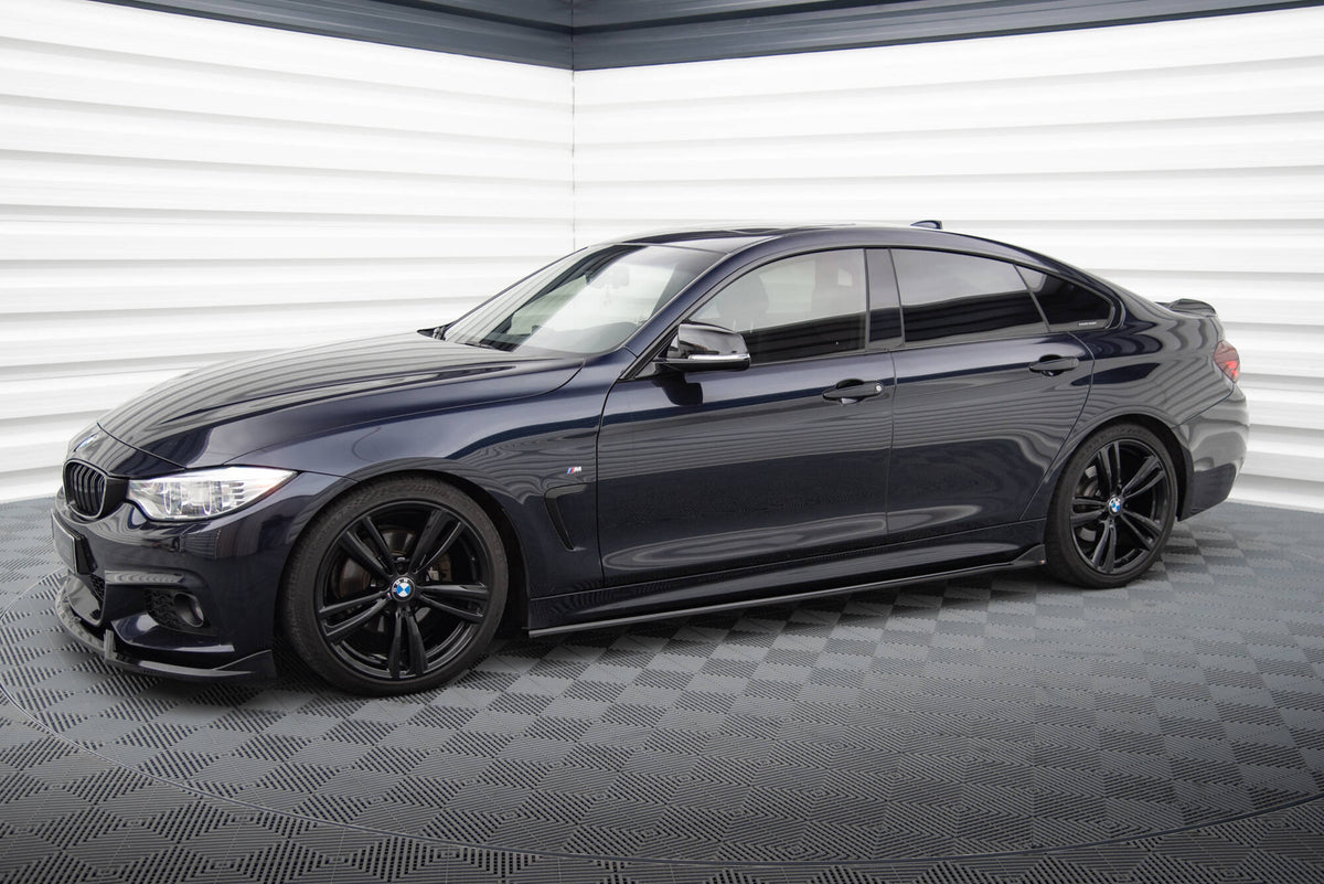 Side Skirts Diffusers V.3 suitable for BMW 4 Coupe / Gran Coupe / Cabrio M-Pack F32 / F36 / F33