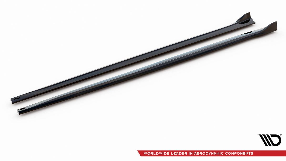 Side Skirts Diffusers V.3 suitable for BMW 4 Coupe / Gran Coupe / Cabrio M-Pack F32 / F36 / F33