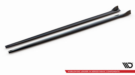 Side Skirts Diffusers V.3 suitable for BMW 4 Coupe / Gran Coupe / Cabrio M-Pack F32 / F36 / F33