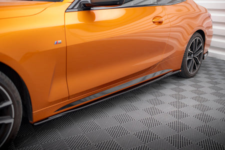 Side Skirts Diffusers V.3 suitable for BMW 4 M-Pack / M440i G22 / G23 / G22 Facelift / G23 Facelift