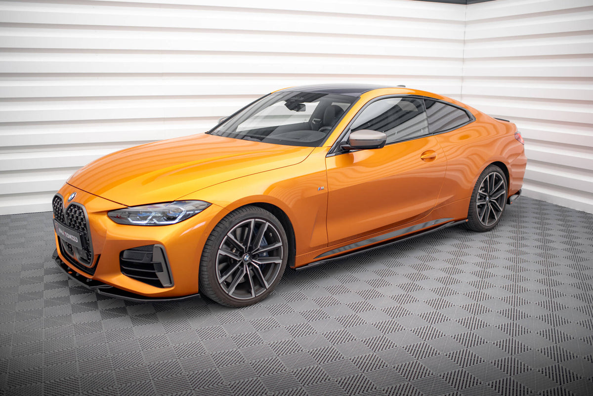 Side Skirts Diffusers V.3 suitable for BMW 4 M-Pack / M440i G22 / G23 / G22 Facelift / G23 Facelift