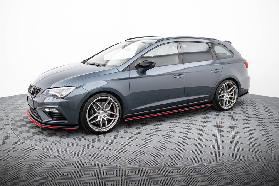 Side Skirts Diffusers V.3 suitable for Seat Leon Mk3 Cupra/ FR Facelift