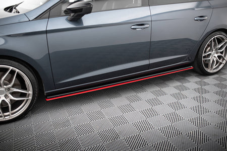 Side Skirts Diffusers V.3 suitable for Seat Leon Mk3 Cupra/ FR Facelift