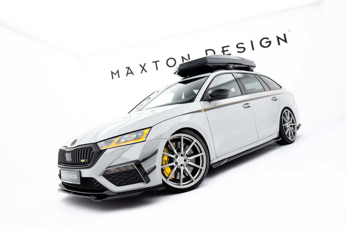 Side Skirts Diffusers V.3 suitable for Skoda Octavia RS Liftback / Combi Mk4
