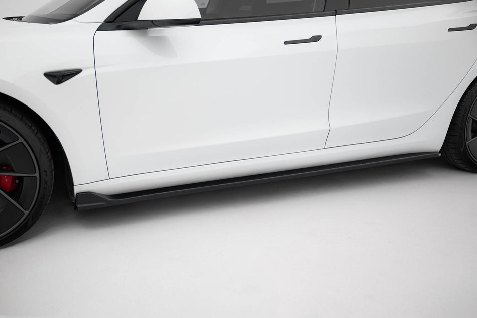 Side Skirts Diffusers V.3 suitable for Tesla Model 3 Performance Mk1 Facelift