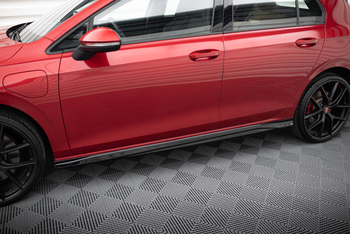Side Skirts Diffusers V.3 suitable for Volkswagen Golf GTI / GTE / GTI Clubsport / GTD / R-Line Mk8
