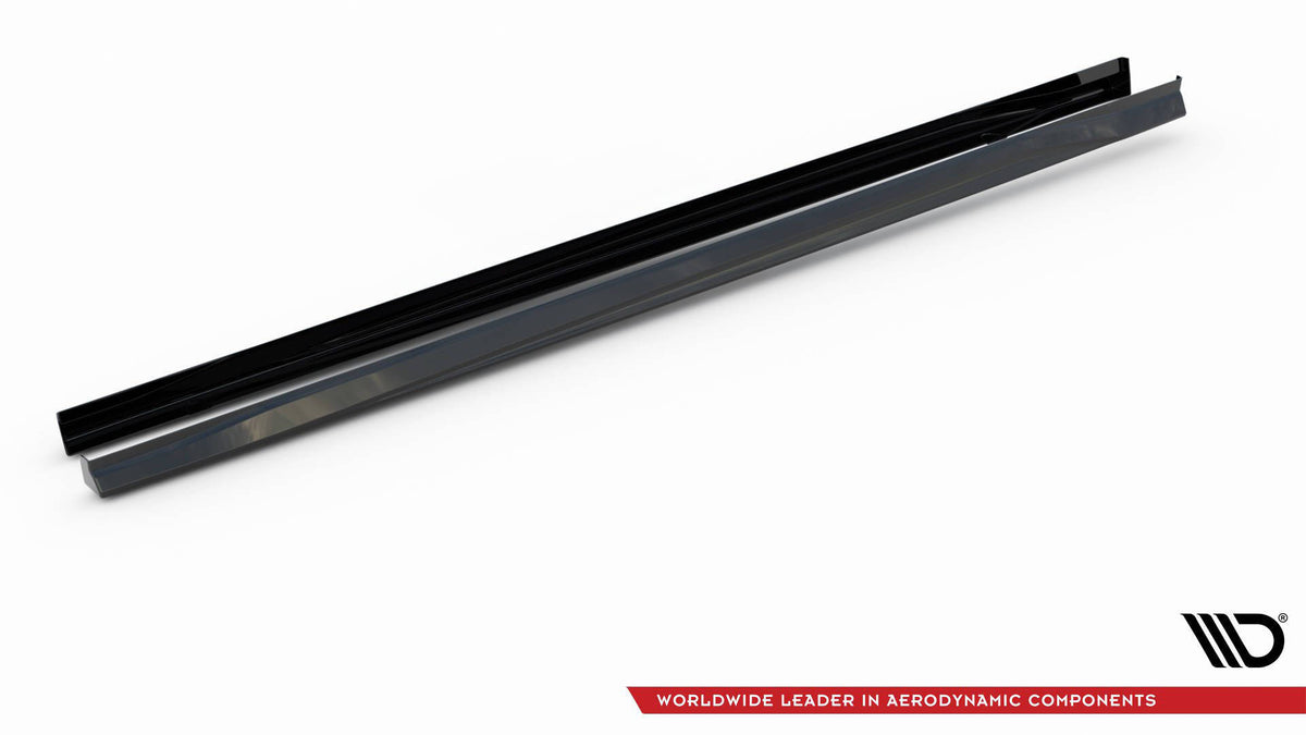 Side Skirts Diffusers V.3 suitable for Volkswagen Golf GTI / GTE / GTI Clubsport / GTD / R-Line Mk8