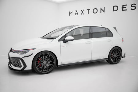 Side Skirts Diffusers V.3 suitable for Volkswagen Golf GTI / GTE / GTI Clubsport / GTD / R-Line Mk8