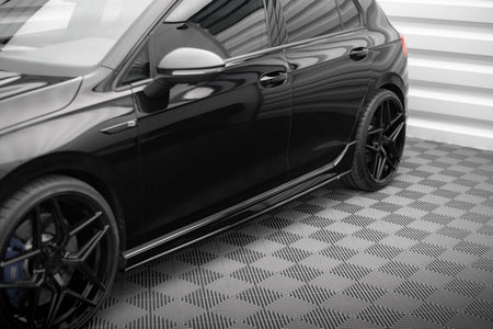 Side Skirts Diffusers V.3 suitable for Volkswagen Golf R Hatchback Mk8