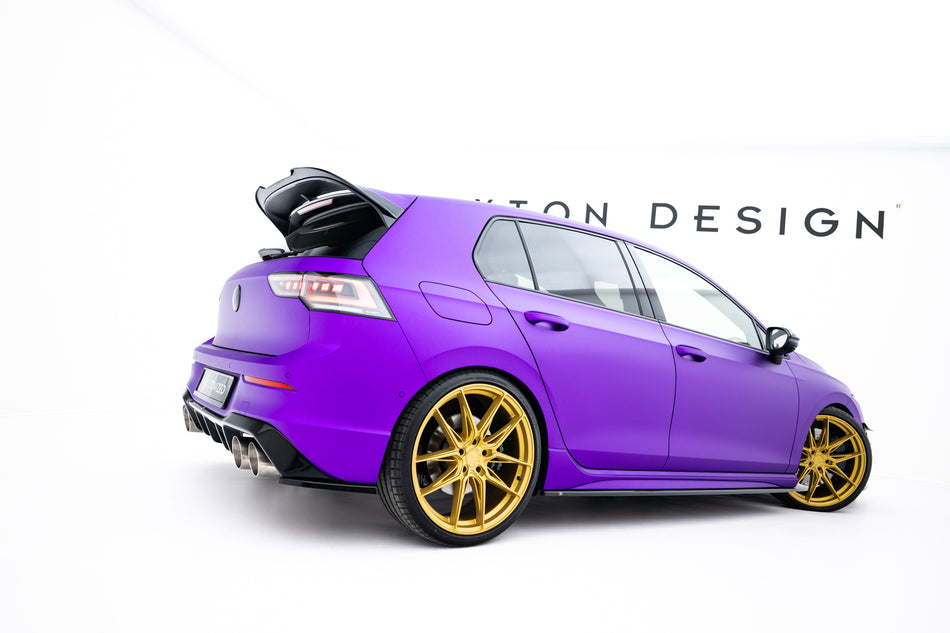 Side Skirts Diffusers V.3 suitable for Volkswagen Golf R Hatchback Mk8 Facelift