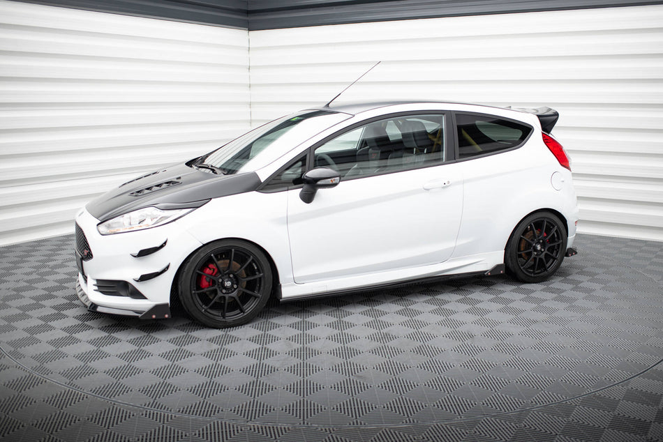 Side Skirts Diffusers V.4 + Flaps suitable for Ford Fiesta ST / ST-Line Mk7