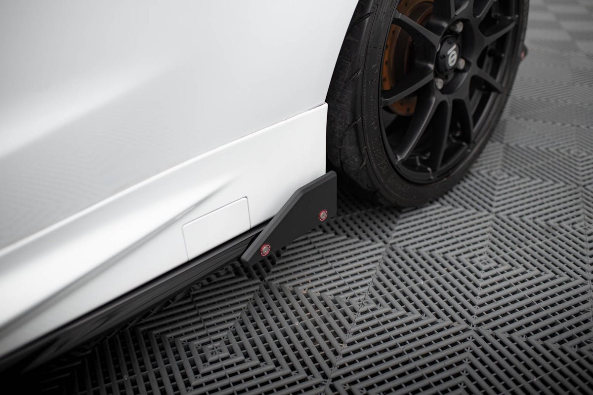 Side Skirts Diffusers V.4 + Flaps suitable for Ford Fiesta ST / ST-Line Mk7