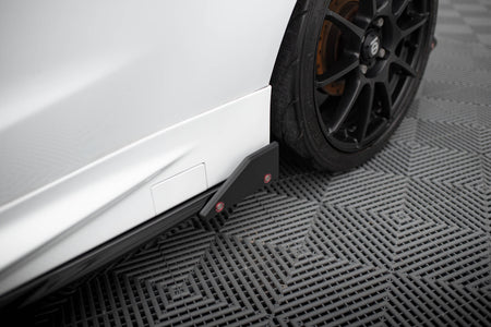 Side Skirts Diffusers V.4 + Flaps suitable for Ford Fiesta ST / ST-Line Mk7