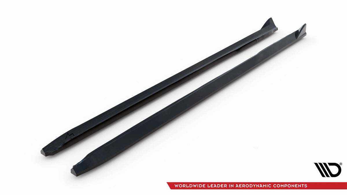 Side Skirts Diffusers V.4 suitable for Audi A4 / A4 S-Line / S4 B8