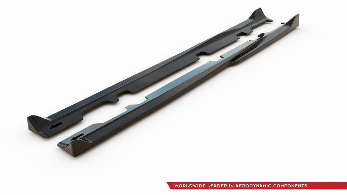 Side Skirts Diffusers V.4 suitable for Ford Fiesta Mk8 ST / ST-Line