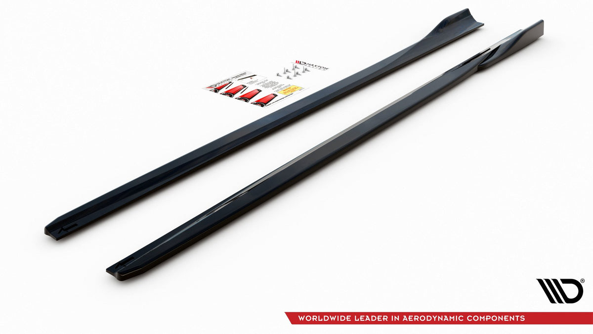 Side Skirts Diffusers V.4 suitable for Ford Focus ST / ST-Line Mk4