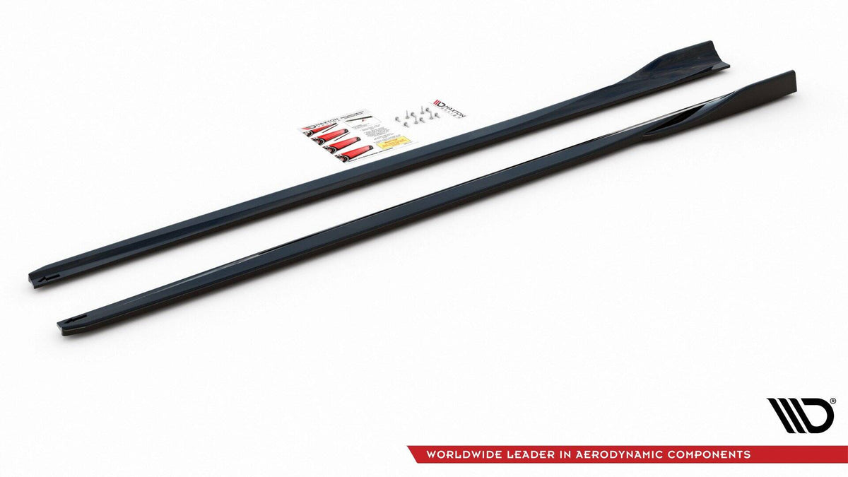 Side Skirts Diffusers V.4 suitable for Ford Focus ST / ST-Line Mk4 Facelift
