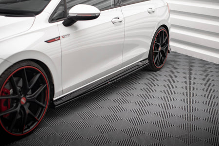 Side Skirts Diffusers V.4 suitable for Volkswagen Golf GTI / GTE / GTI Clubsport / GTD / R-Line Mk8