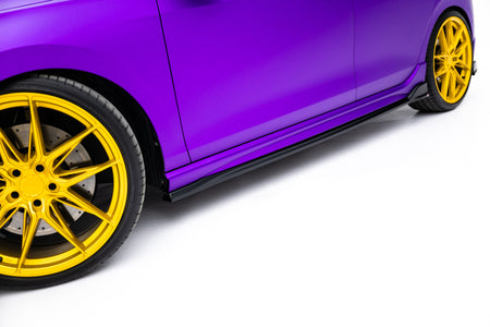 Side Skirts Diffusers V.4 suitable for Volkswagen Golf R Hatchback Mk8 / Mk8 Facelift