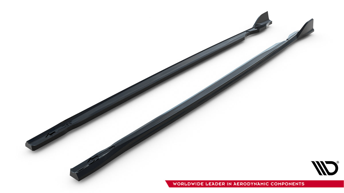 Side Skirts Diffusers V.4 suitable for Volkswagen Golf R Hatchback Mk8 / Mk8 Facelift