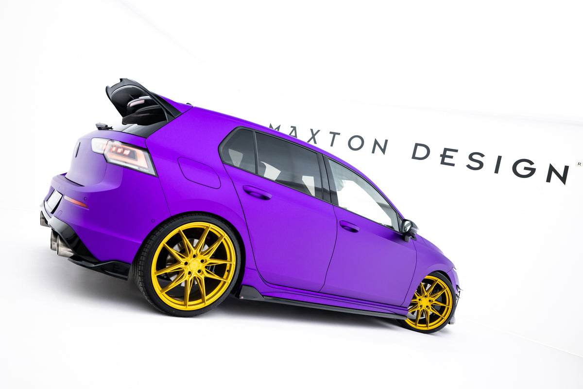 Side Skirts Diffusers V.4 suitable for Volkswagen Golf R Hatchback Mk8 / Mk8 Facelift