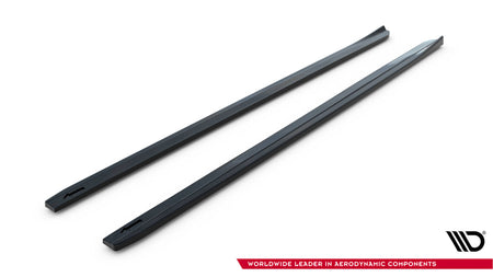 Side Skirts Diffusers V.4 suitable for Volkswagen Golf R / R-Line Mk7 Facelift