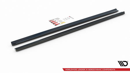 Side Skirts Diffusers V.5 suitable for Ford Focus ST / ST-Line Mk4 Facelift