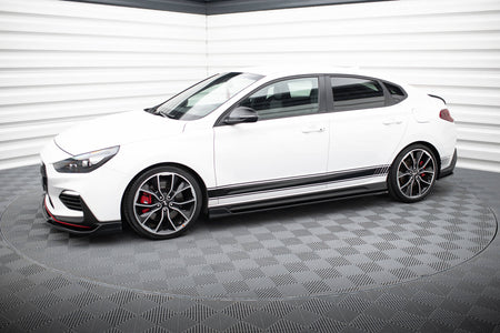 Side Skirts Diffusers V.5 suitable for Hyundai I30 N / N-Line Hatchback / Fastback Mk3 / Mk3 Facelift