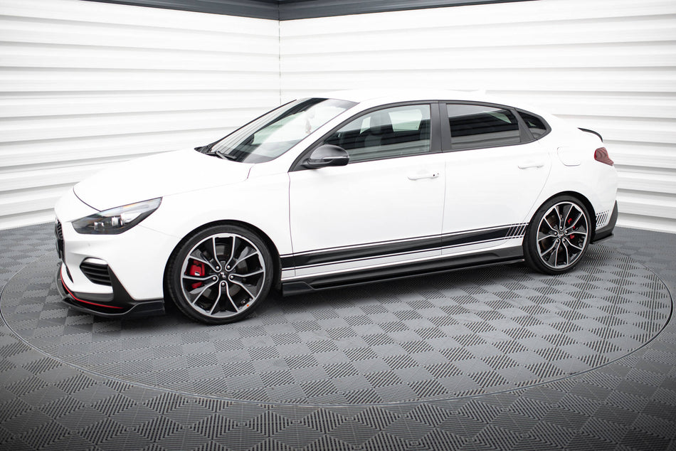 Side Skirts Diffusers V.5 suitable for Hyundai I30 N / N-Line Hatchback / Fastback Mk3 / Mk3 Facelift