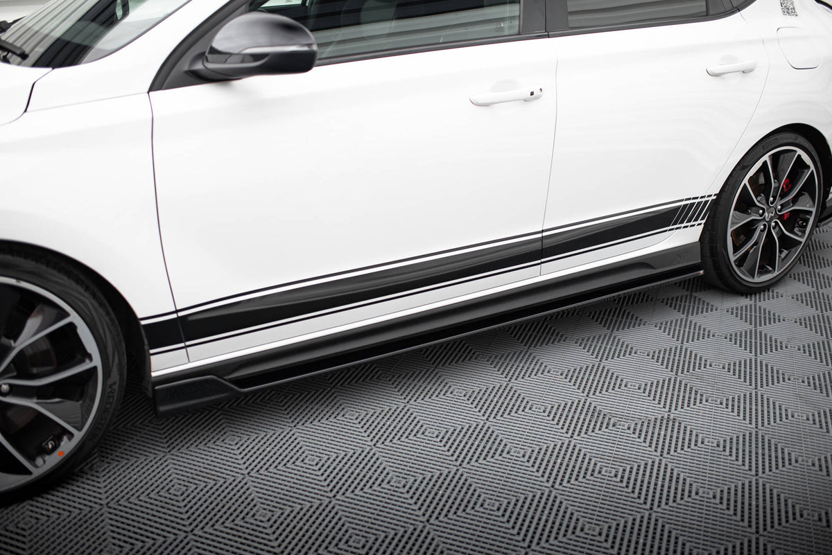 Side Skirts Diffusers V.5 suitable for Hyundai I30 N / N-Line Hatchback / Fastback Mk3 / Mk3 Facelift