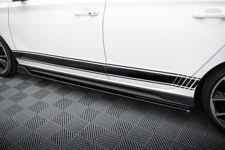 Side Skirts Diffusers V.5 suitable for Hyundai I30 N / N-Line Hatchback / Fastback Mk3 / Mk3 Facelift