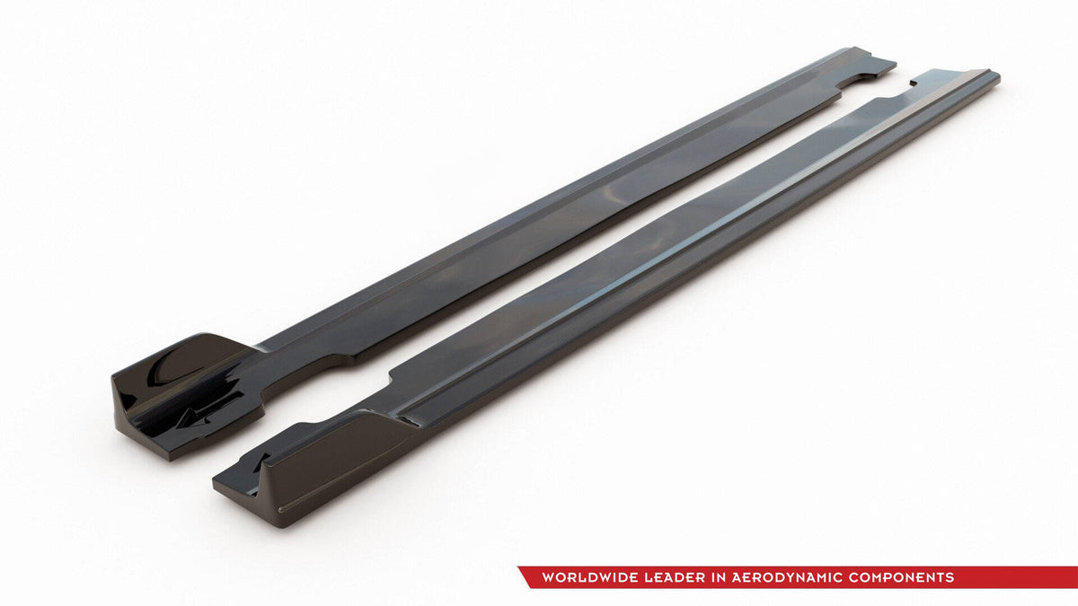 Side Skirts Diffusers V.5 suitable for Hyundai I30 N / N-Line Hatchback / Fastback Mk3 / Mk3 Facelift