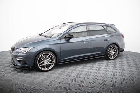 Side Skirts Diffusers V.5 suitable for Seat Leon Cupra / FR Mk3 / Mk3 Facelift