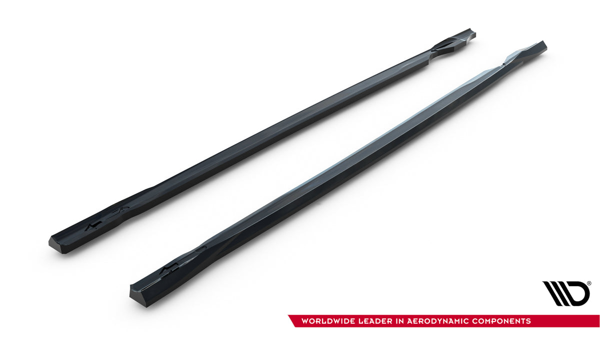 Side Skirts Diffusers V.5 suitable for Volkswagen Golf R Hatchback Mk8 / Mk8 Facelift
