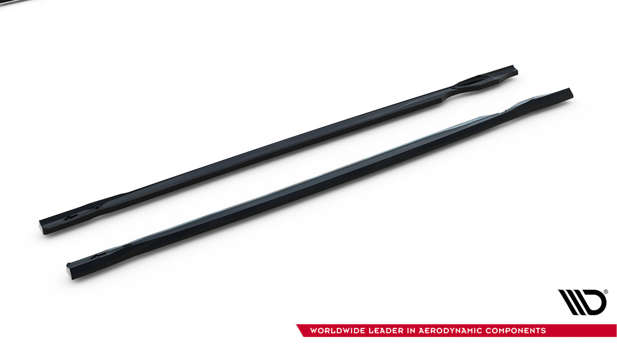 Side Skirts Diffusers V.5 suitable for Volkswagen Golf R Hatchback Mk8 / Mk8 Facelift