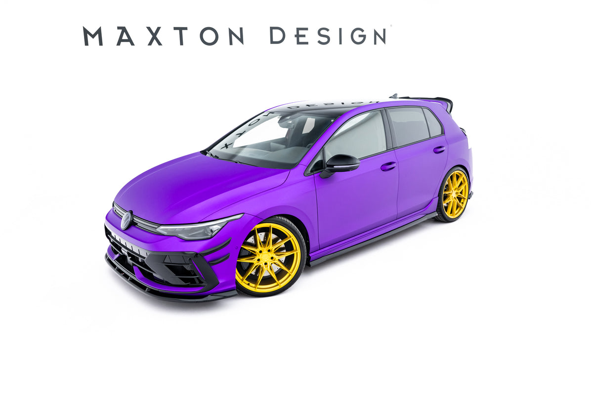 Side Skirts Diffusers V.5 suitable for Volkswagen Golf R Hatchback Mk8 / Mk8 Facelift