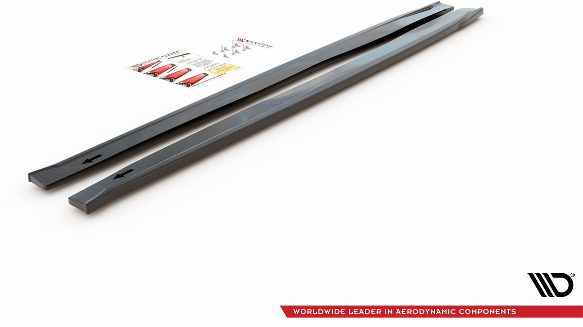 Side Skirts Diffusers suitable for Abarth 124 Spider