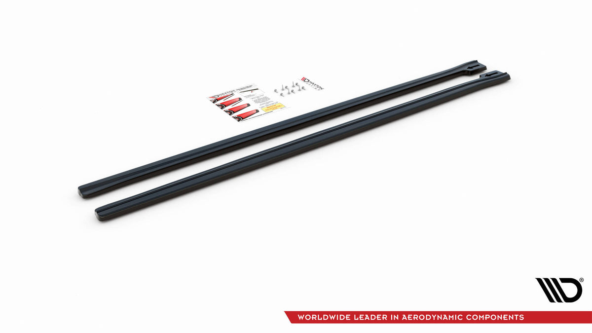 Side Skirts Diffusers suitable for Abarth 595 Mk1 Facelift