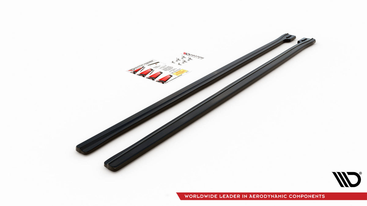 Side Skirts Diffusers suitable for Abarth 595 Mk1 Facelift