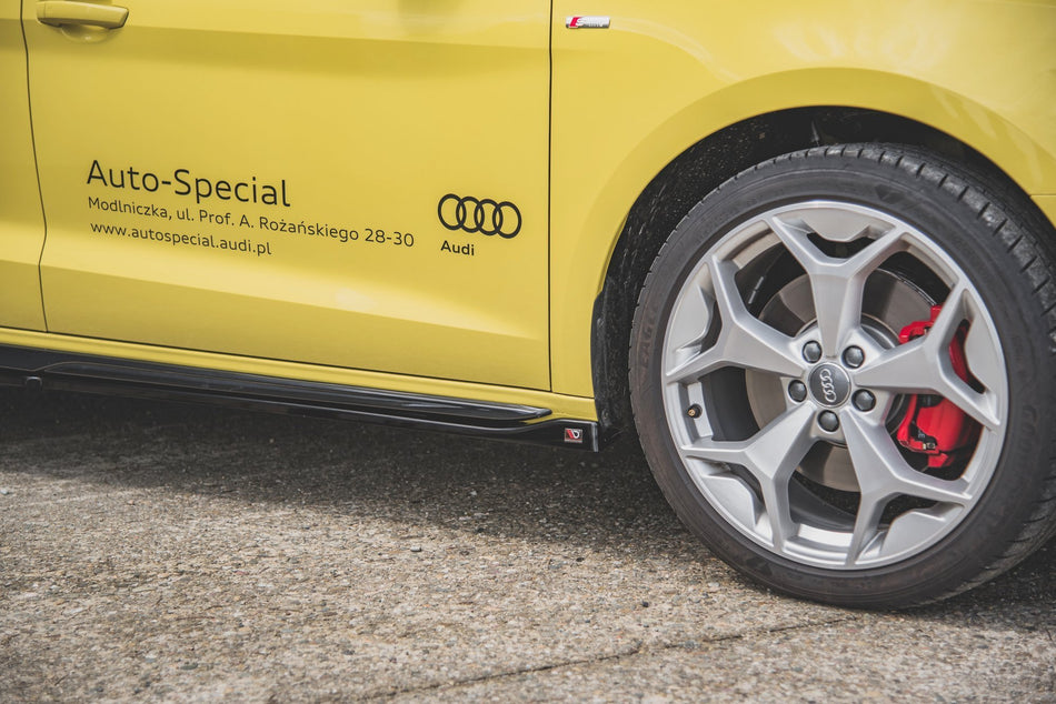 Side Skirts Diffusers suitable for Audi A1 S-Line GB