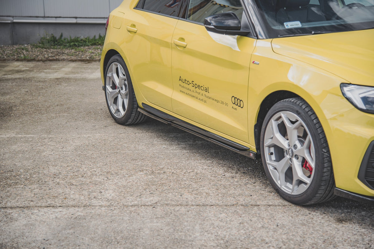 Side Skirts Diffusers suitable for Audi A1 S-Line GB