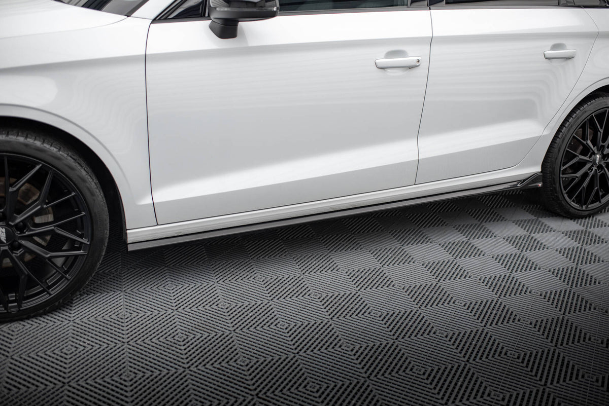 Side Skirts Diffusers suitable for Audi A3 Sedan 8V