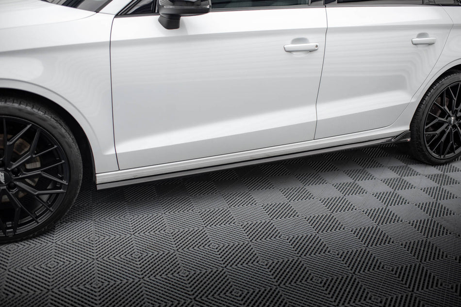 Side Skirts Diffusers suitable for Audi A3 Sedan 8V